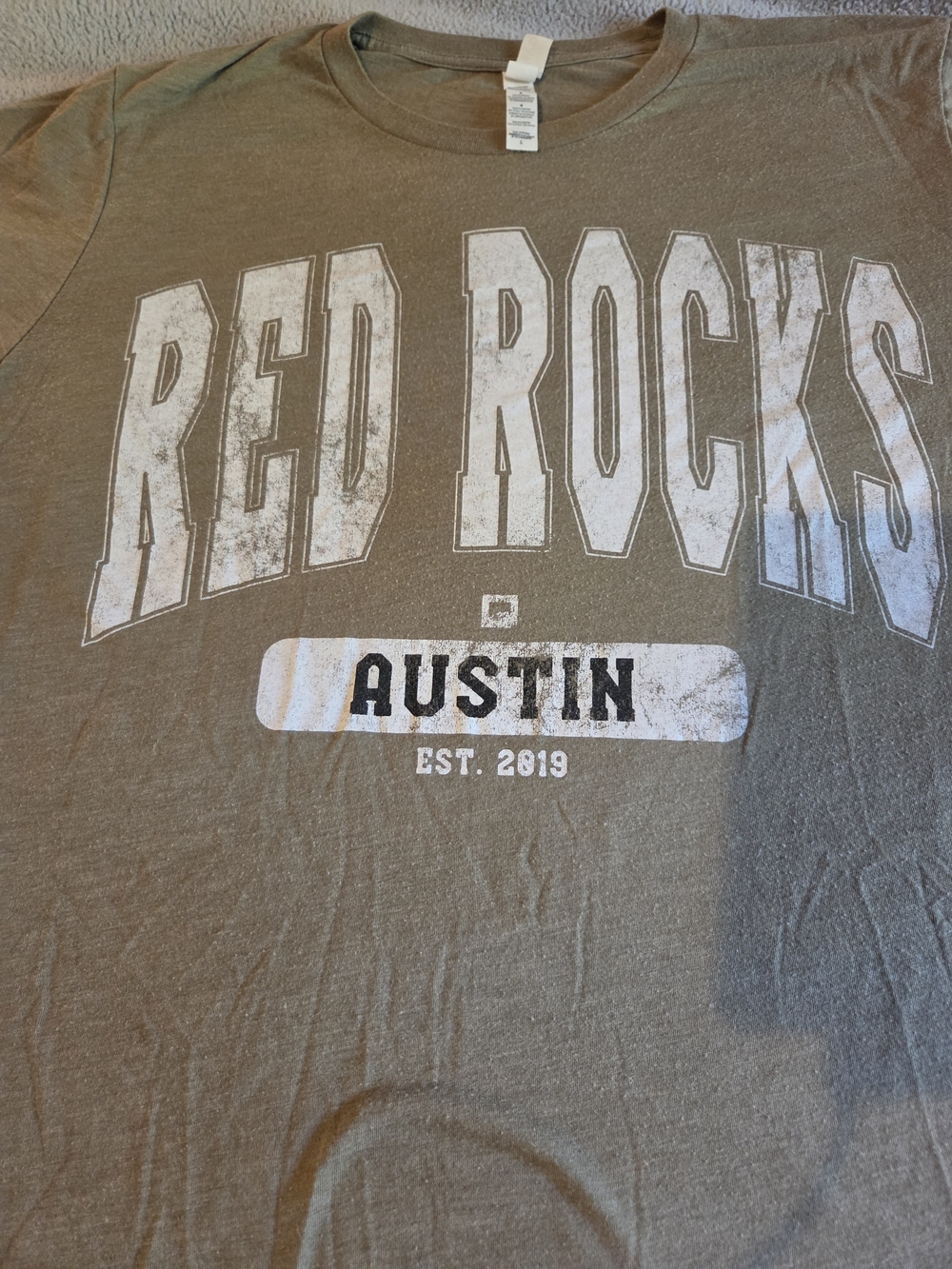 Red Rocks Austin Graphic Tee - Beige - Picture 2 of 11